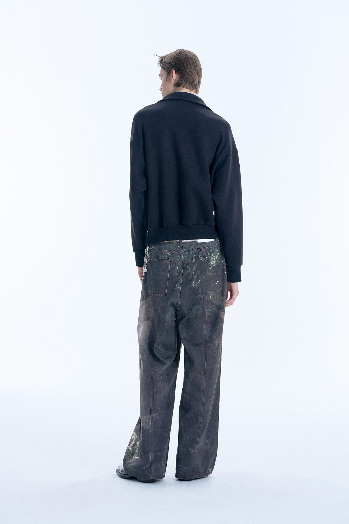 Digital Print Casual Pants