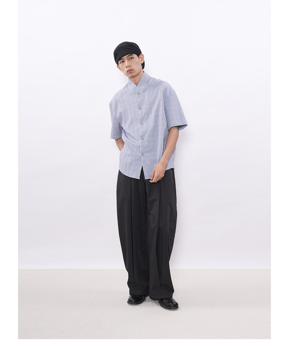 Stand-up Collar Shirt