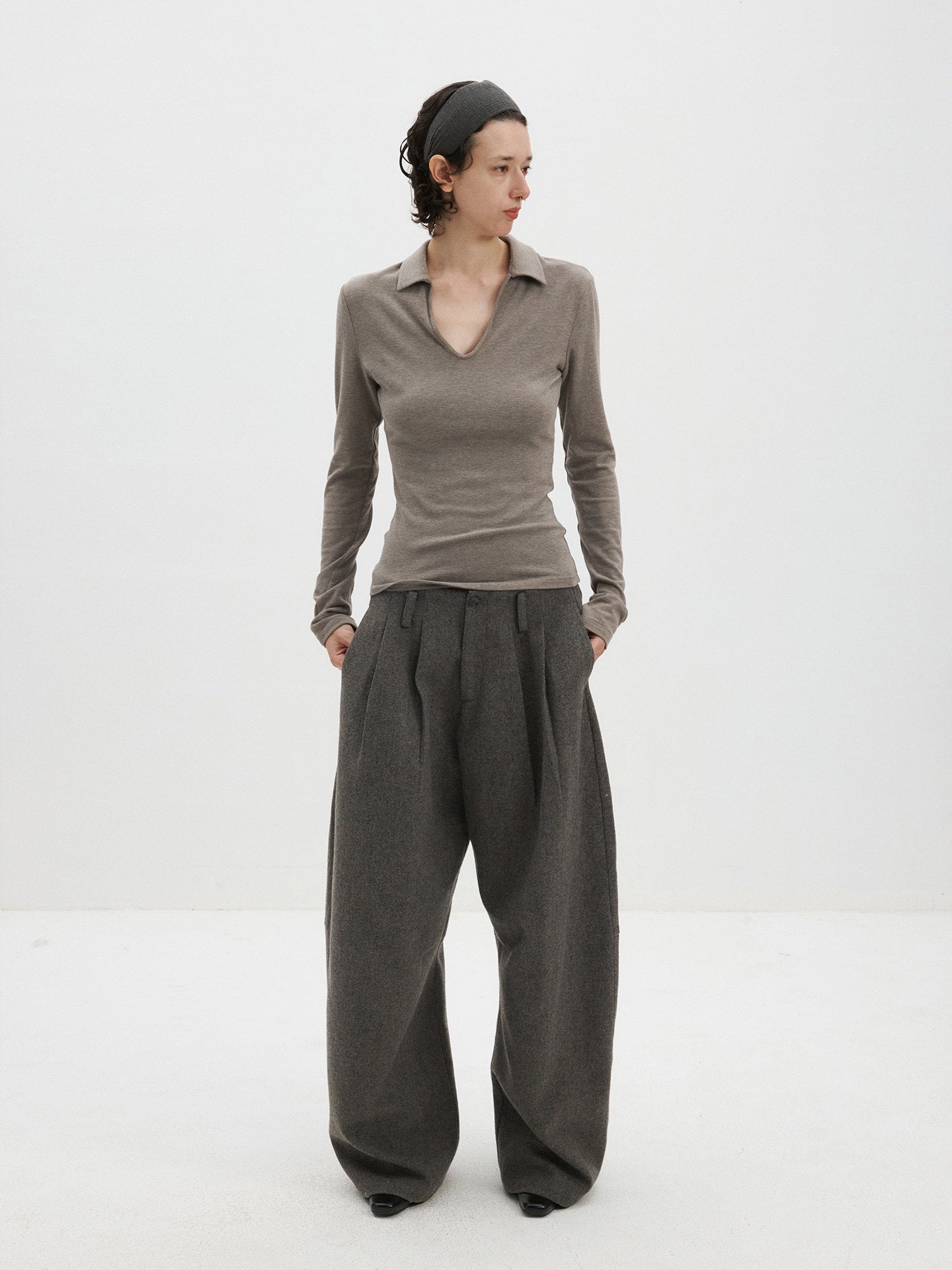 Small-Sized U-Neck T-Shirt