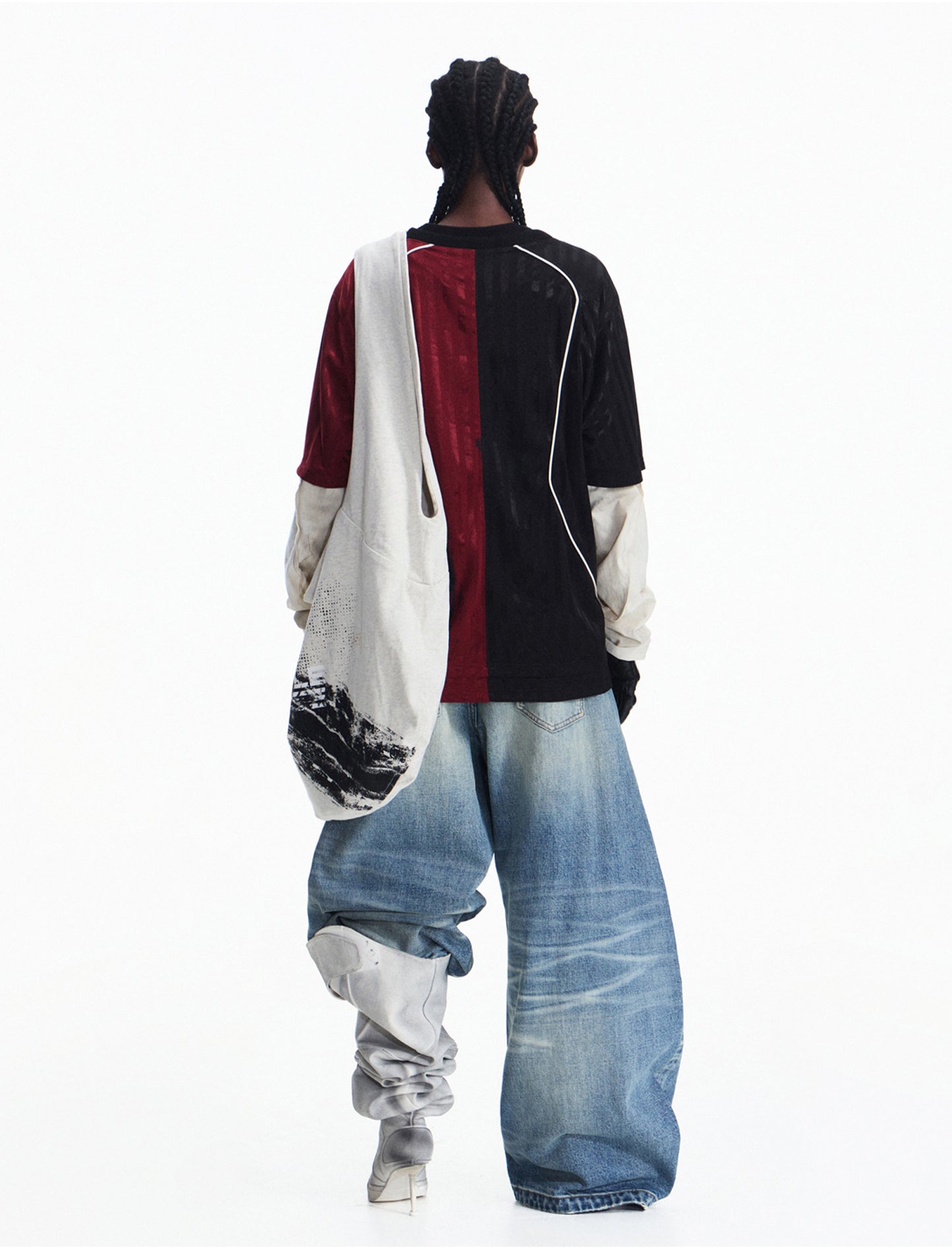 Racing Style Round Neck T-Shirt