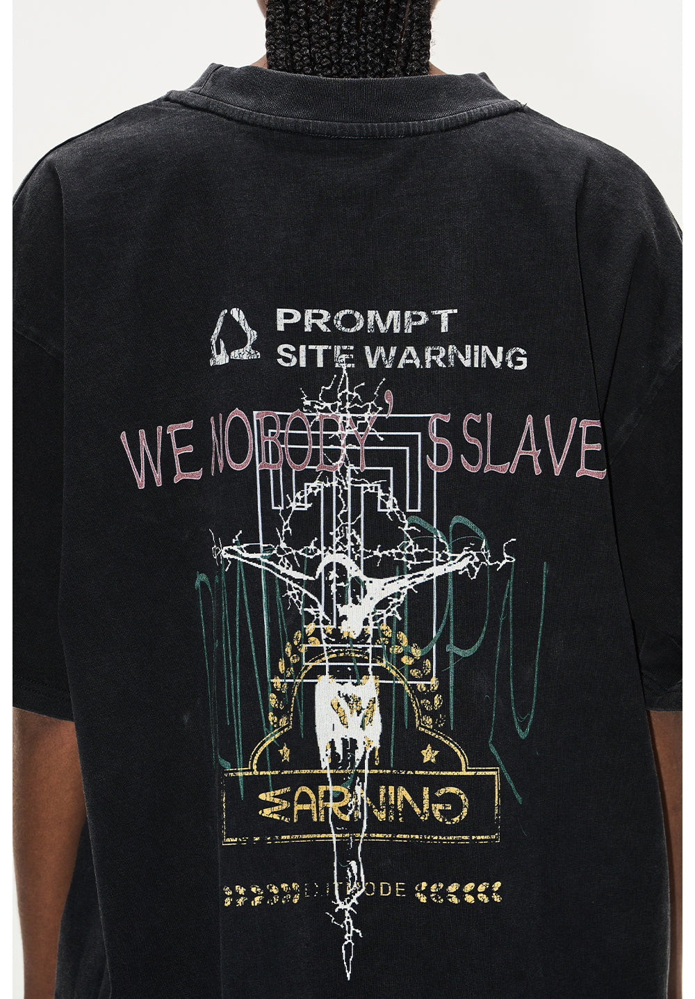 Overlap Print T-Shirt