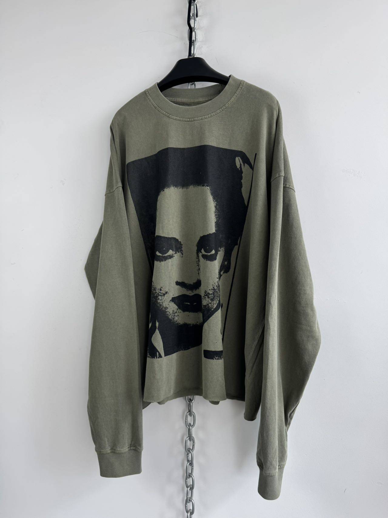 Distressed Wash Print T-Shirt