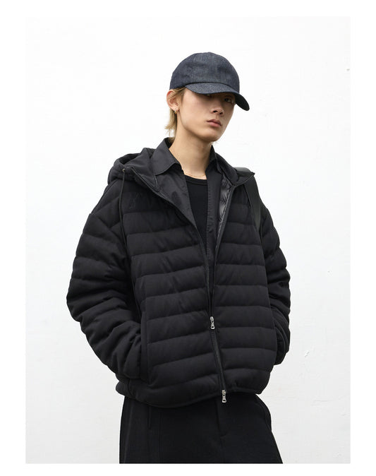 Basic Down Jacket with Hood