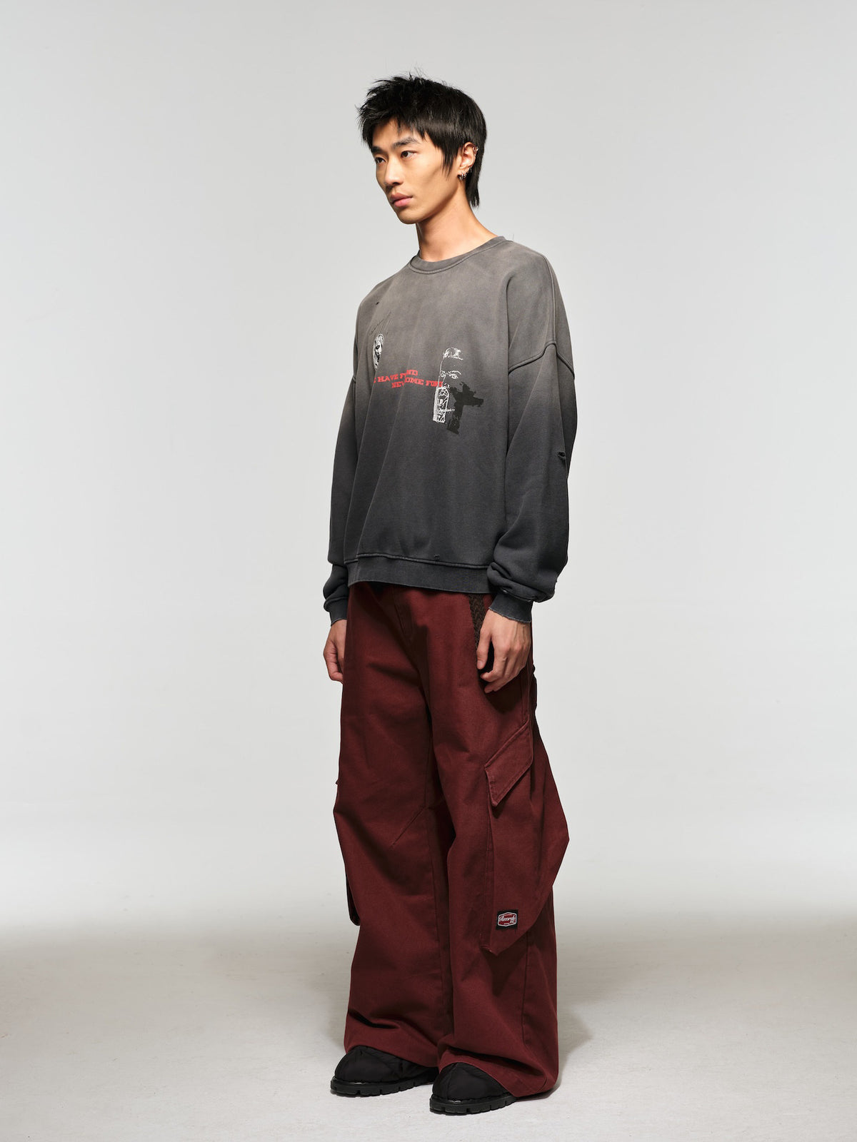 Wide-Leg Work Pants