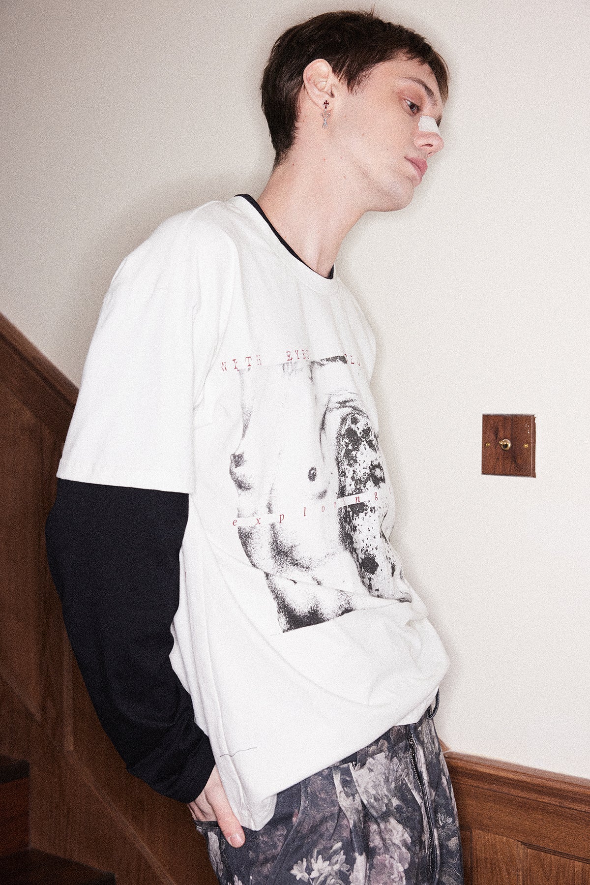 Faux Two-Piece T-Shirt