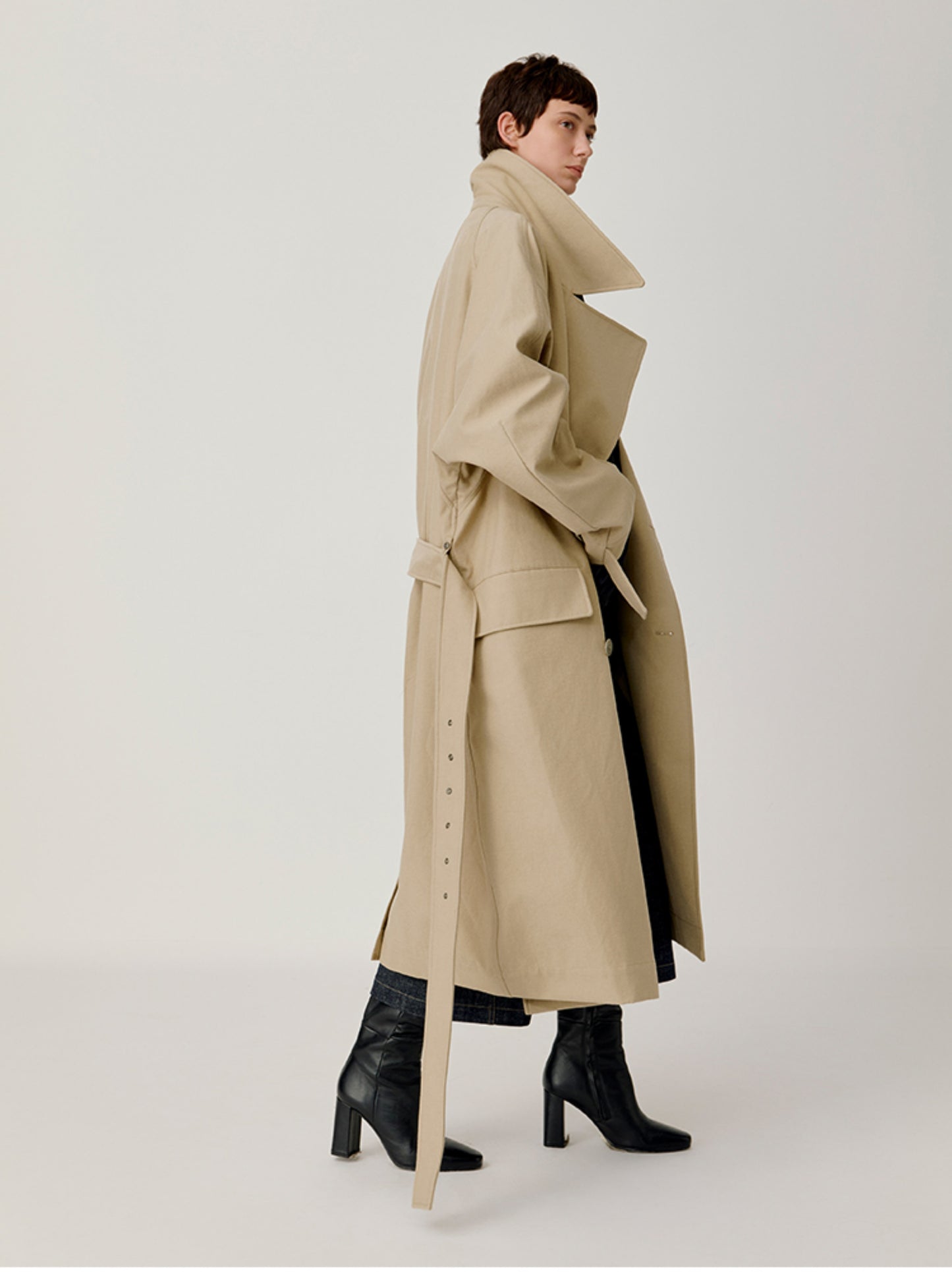 Oversized trench coat