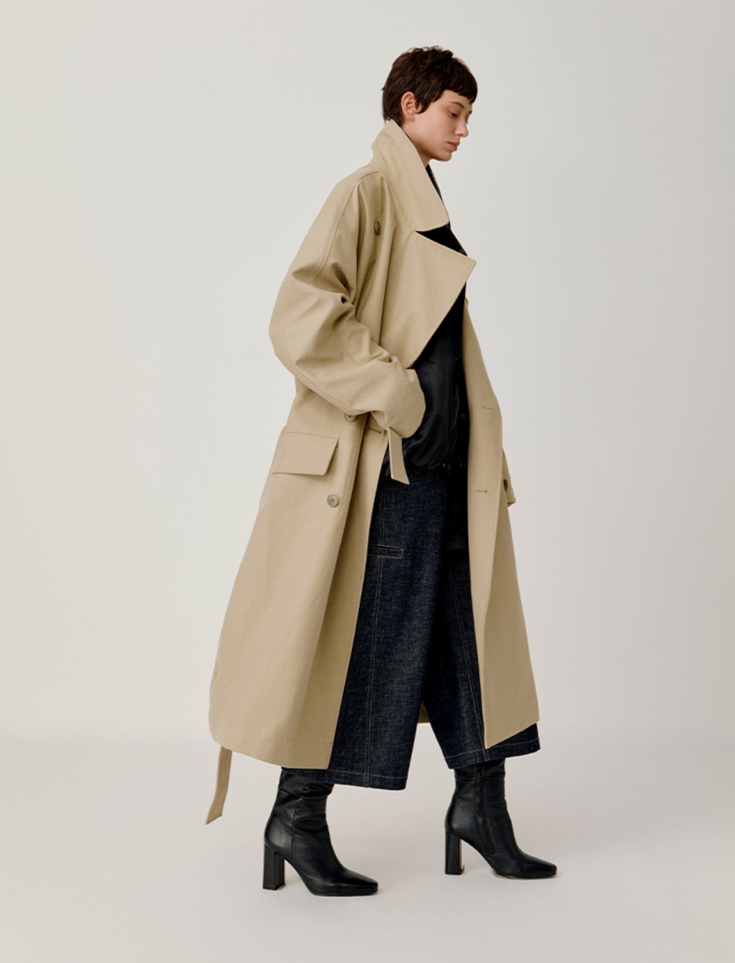 Oversized trench coat