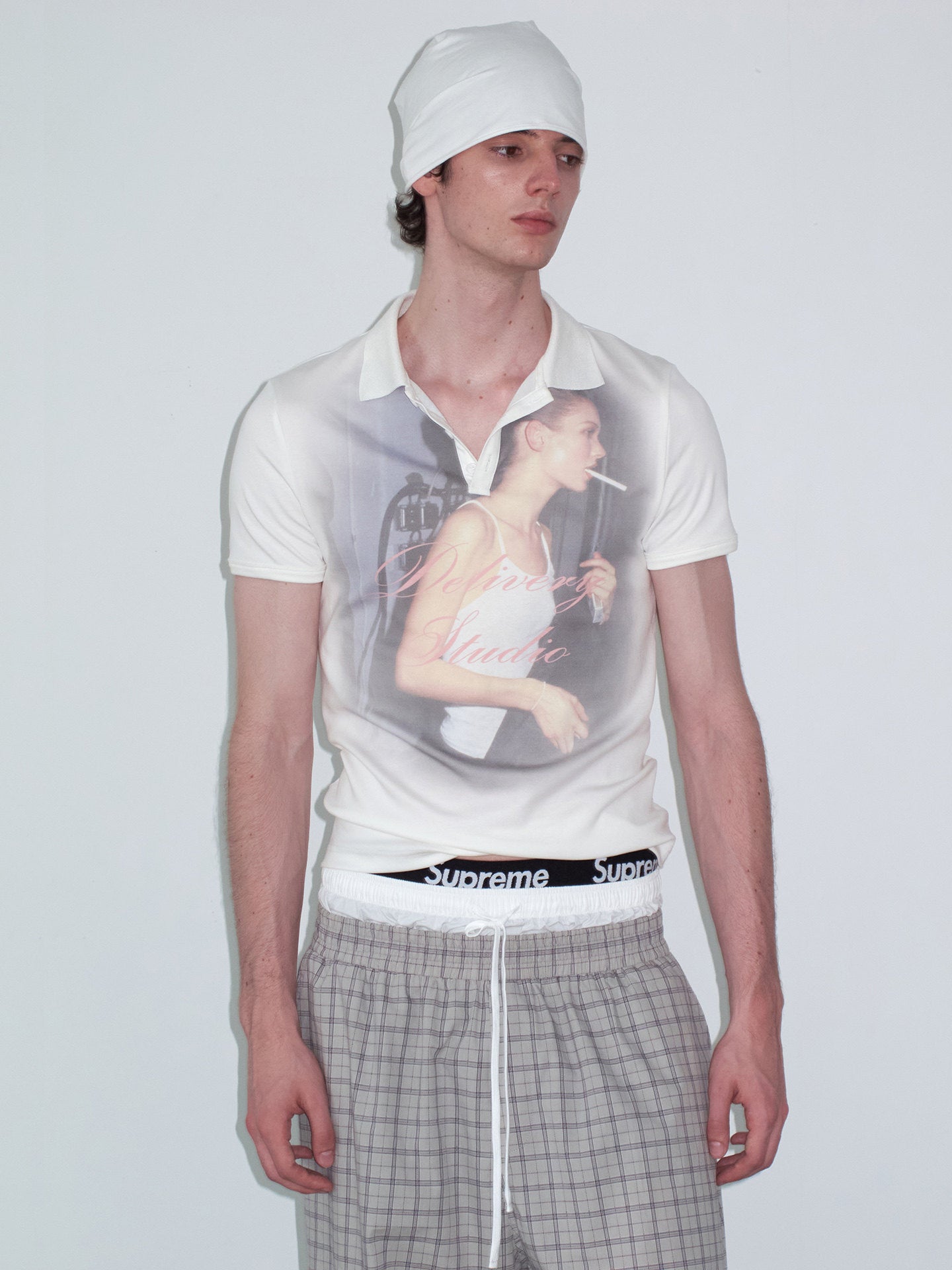 Vintage Millennium Printed Polo Shirt