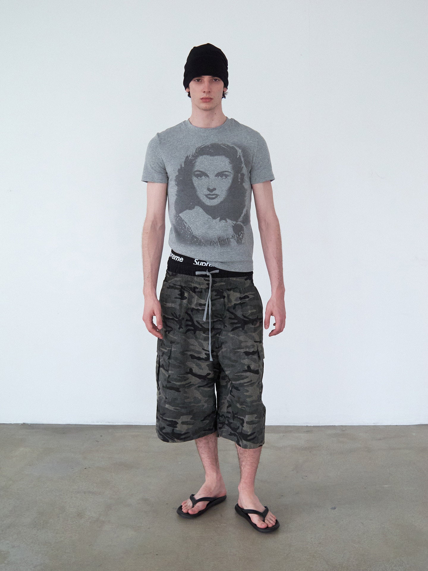 Vintage Portrait Print T-Shirt