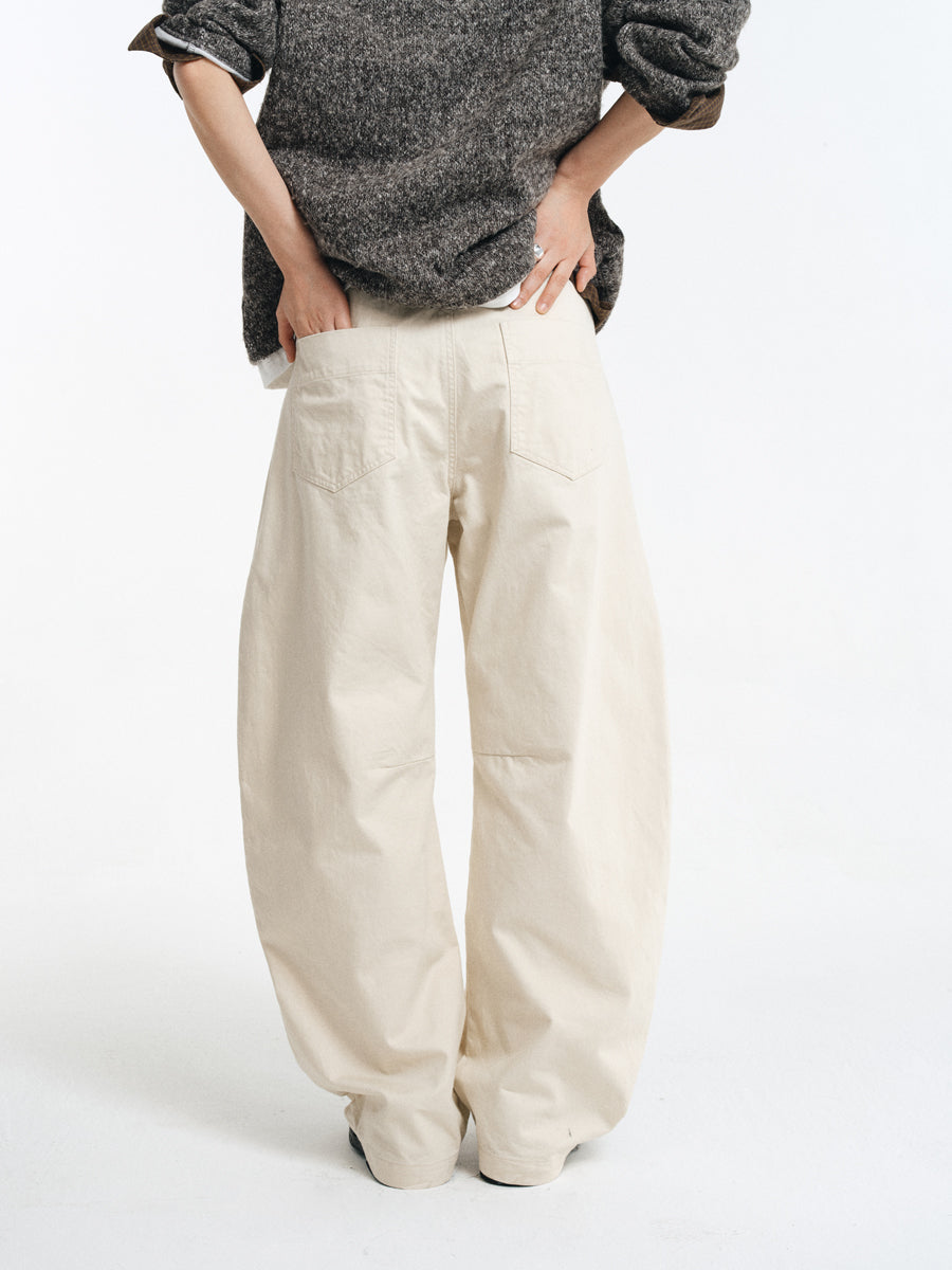 Twill Cotton Casual Cargo Pants