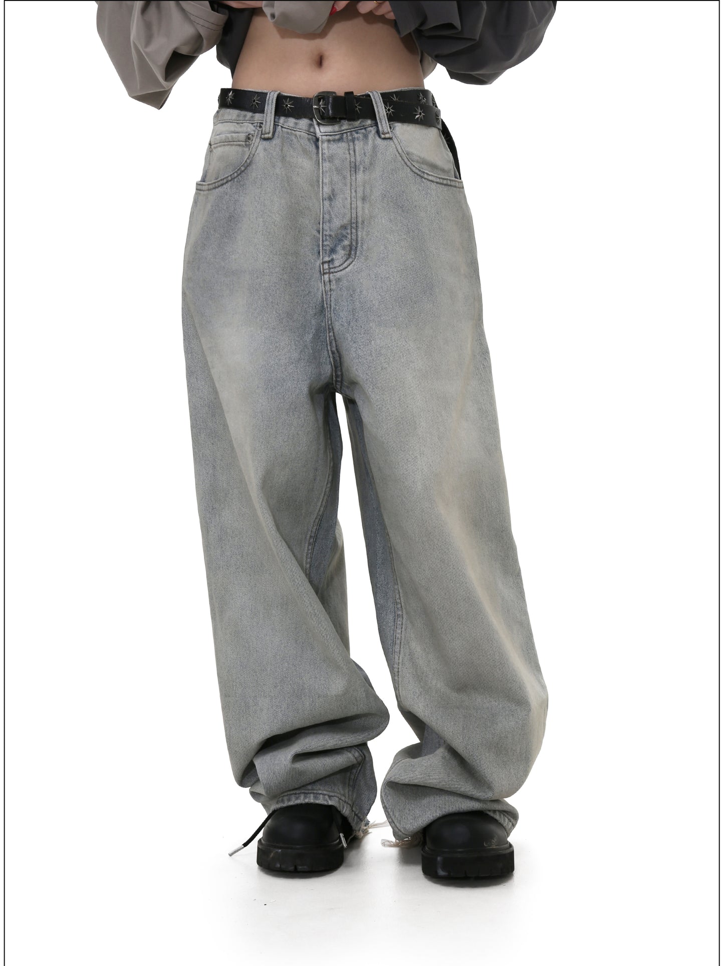 Heavyweight Damaged Jeans