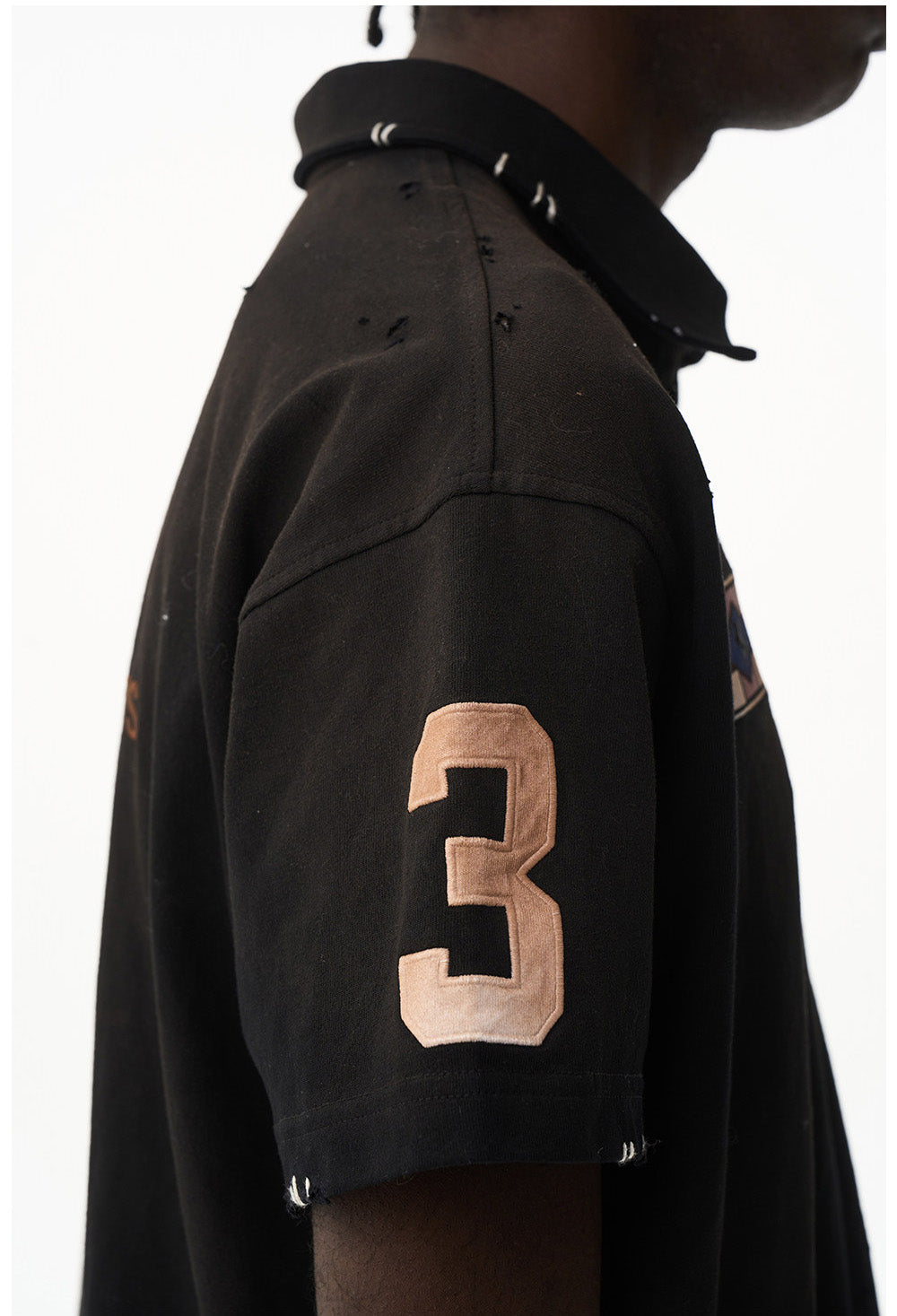 Relaxed Casual Embroidered Polo Shirt