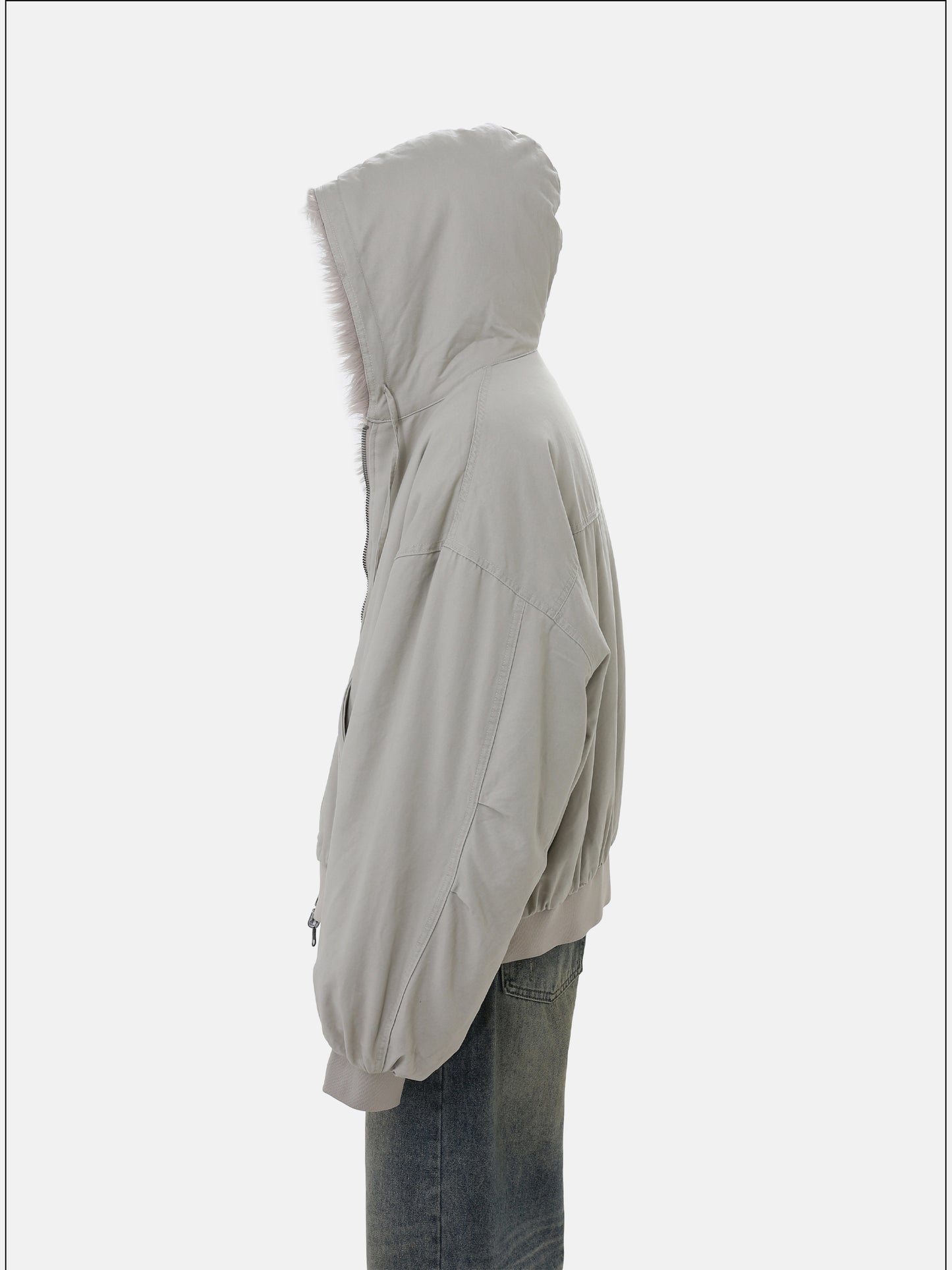 Plush Hooded Jacket