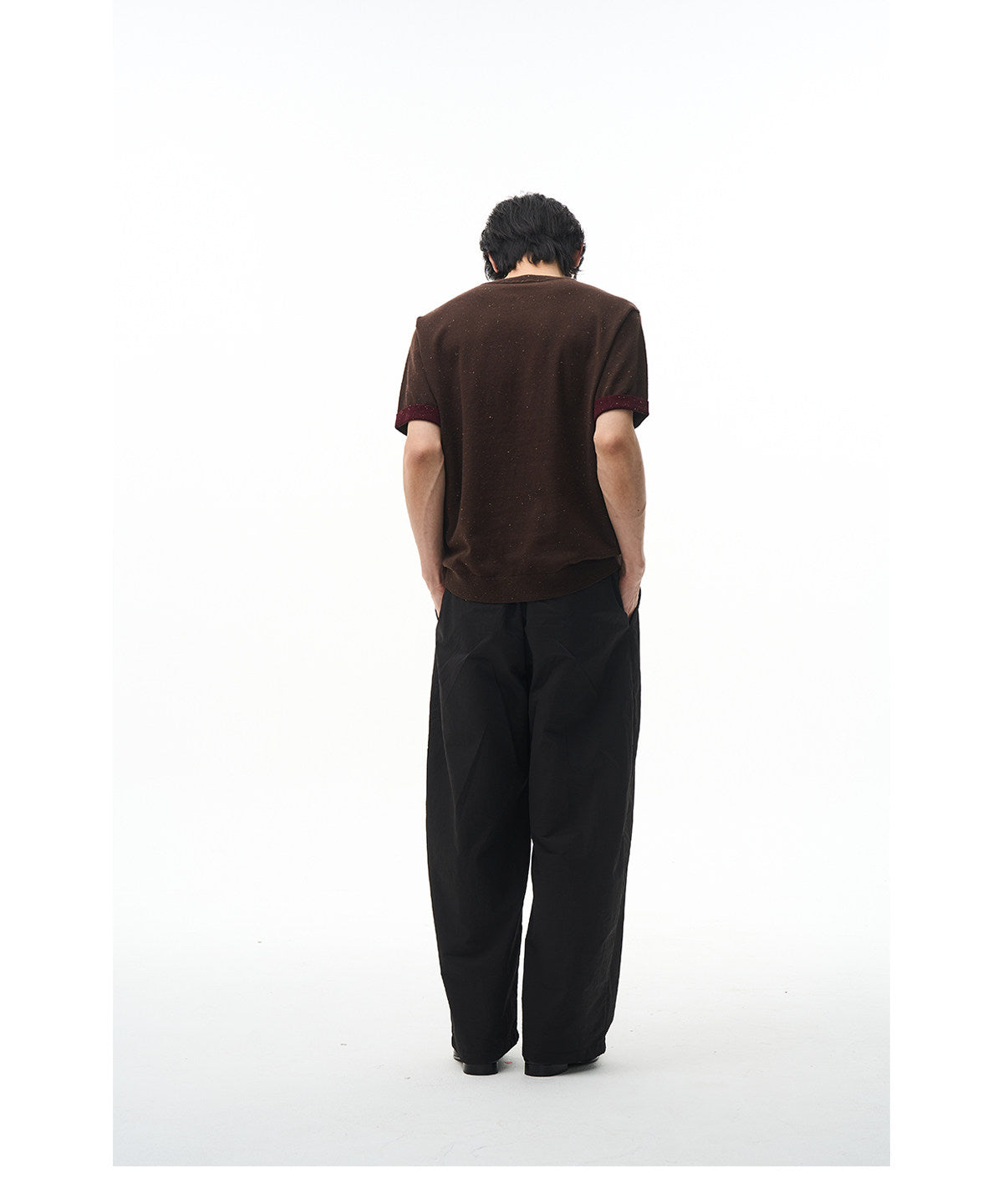 Color-Point Knit Shirt