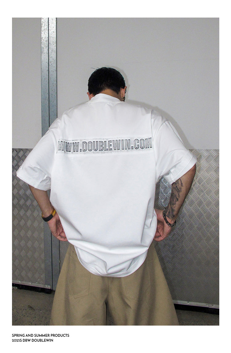 3D embossed print T-shirt