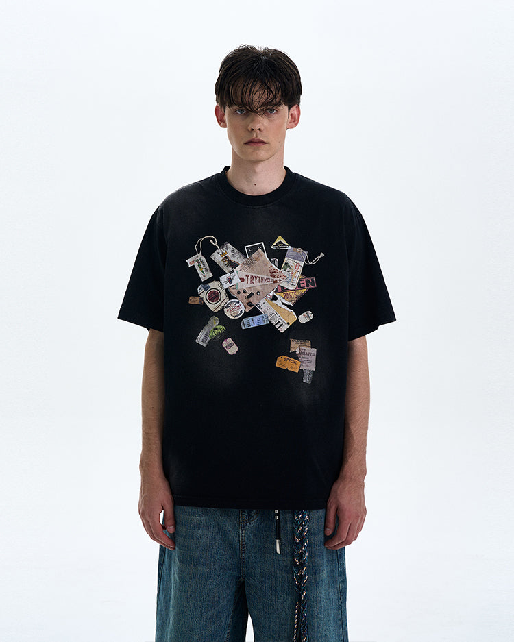 Washed Print T-Shirt
