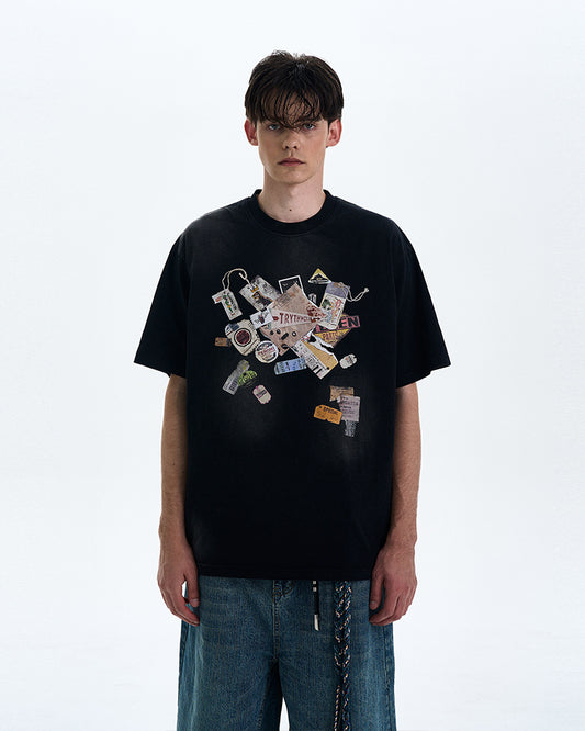 Washed Print T-Shirt