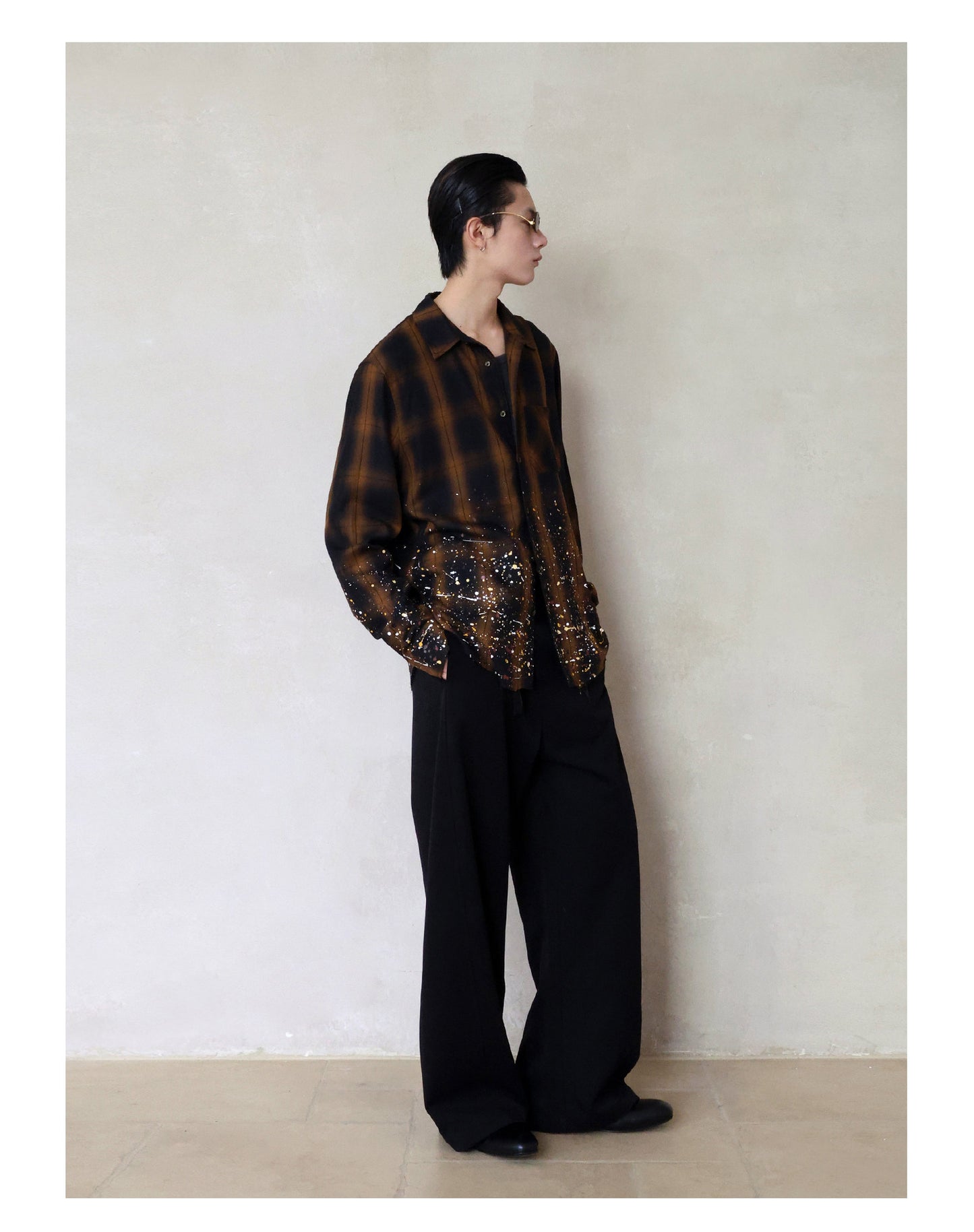 Splatter Check Shirt