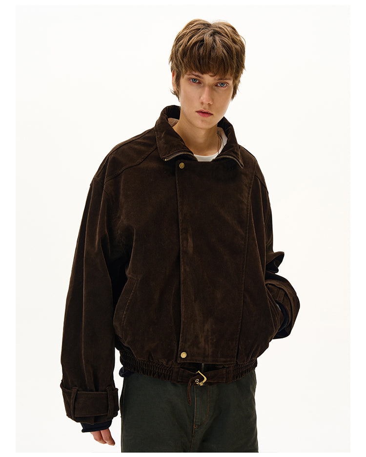 Short-length Stand Collar Jacket