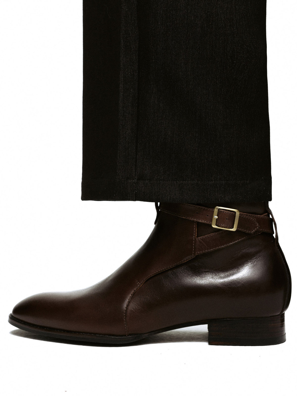 Short Boots with Lace-Up Straps