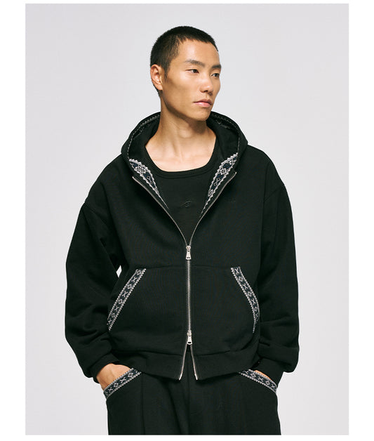 Short Hooded Sweatshirt