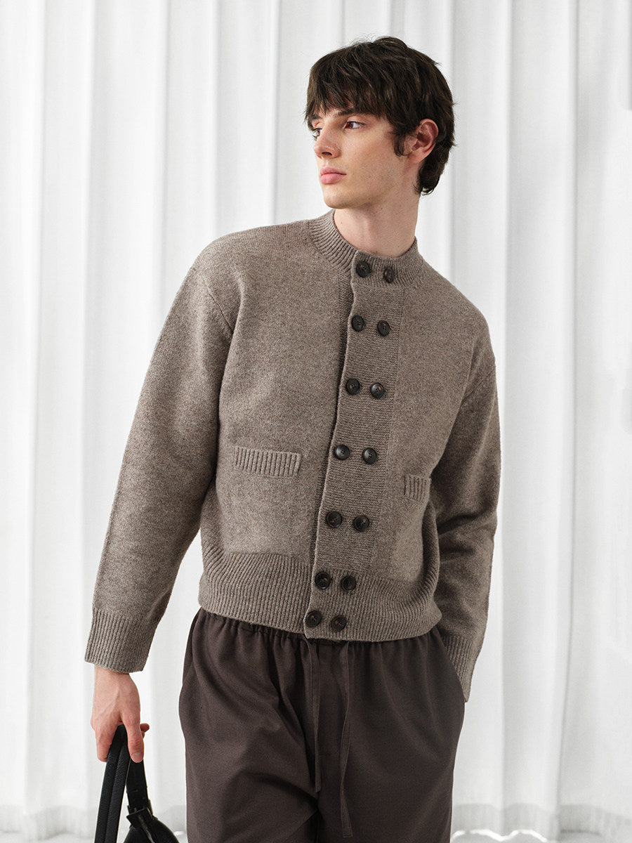 Double-breasted cardigan