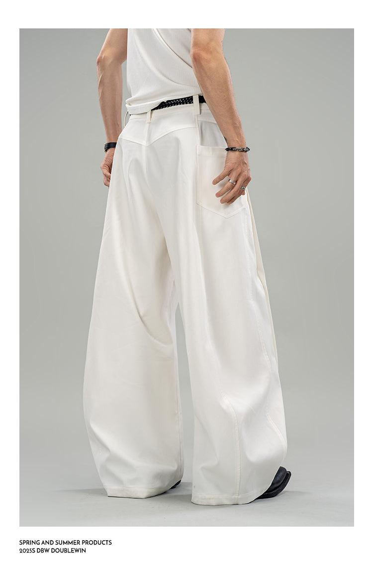 Deconstructed Casual Pants