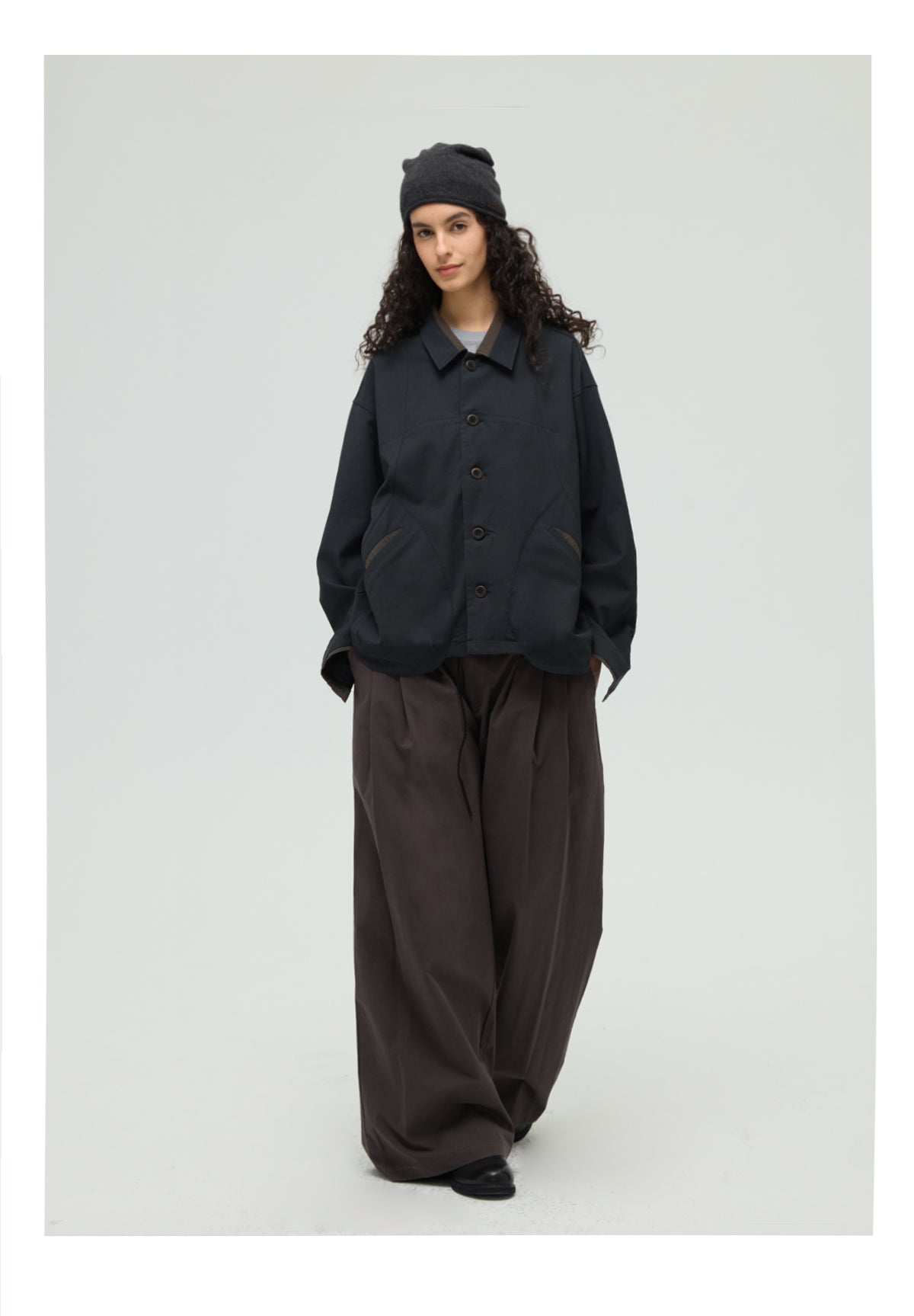 Elastic Waist Casual Pants