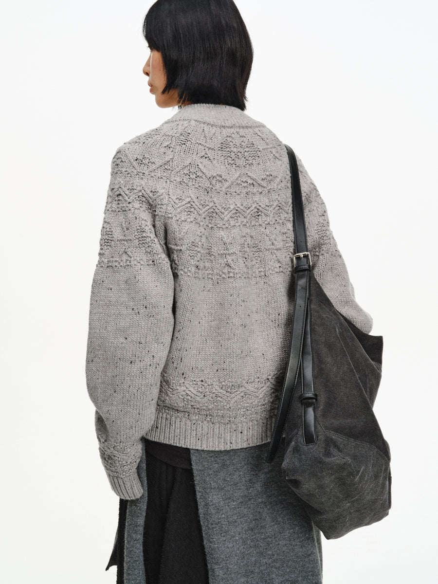 Twist Zip-Up Cardigan