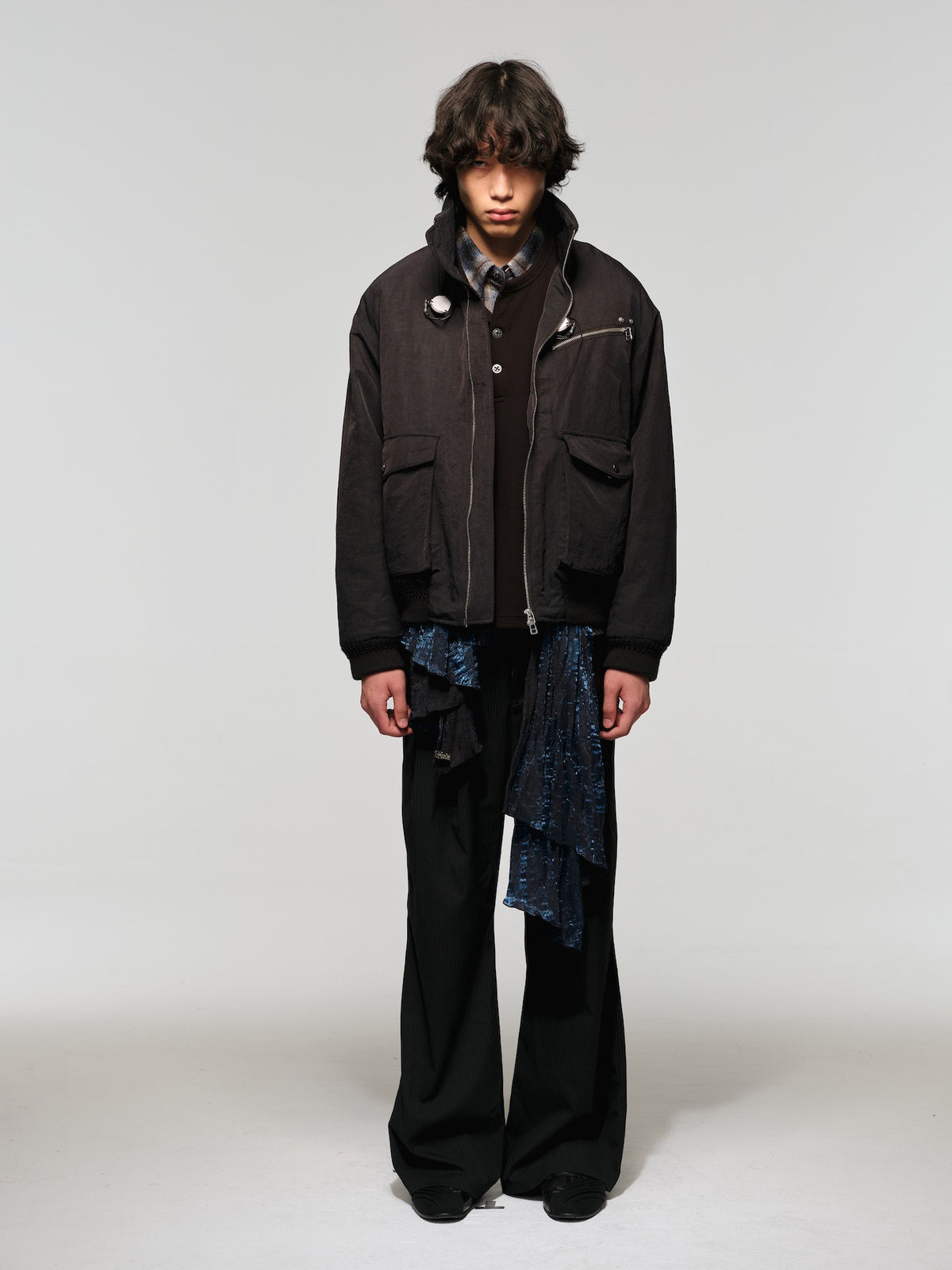 High-Neck Cotton Jacket