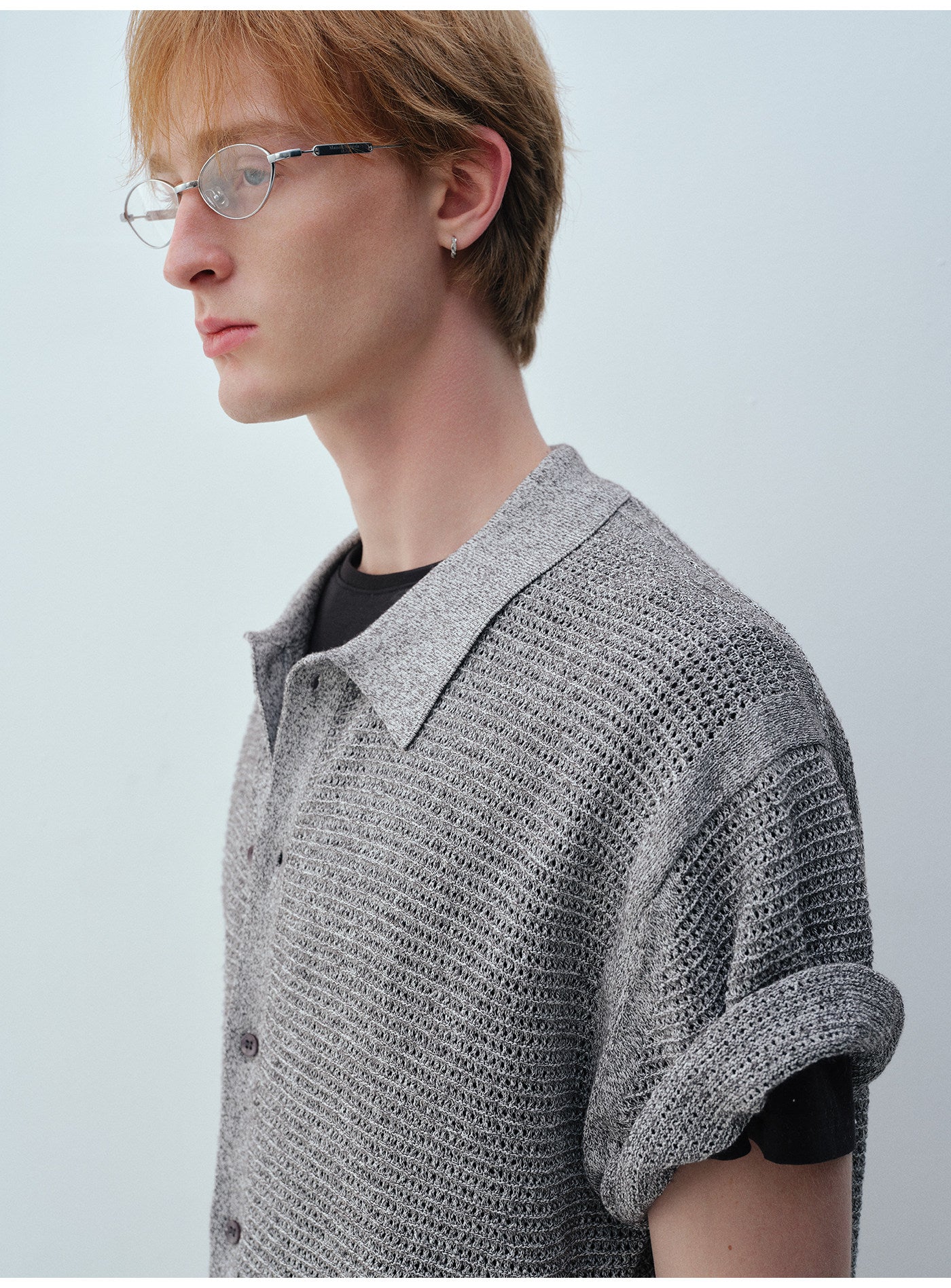 Openwork Knit Cardigan