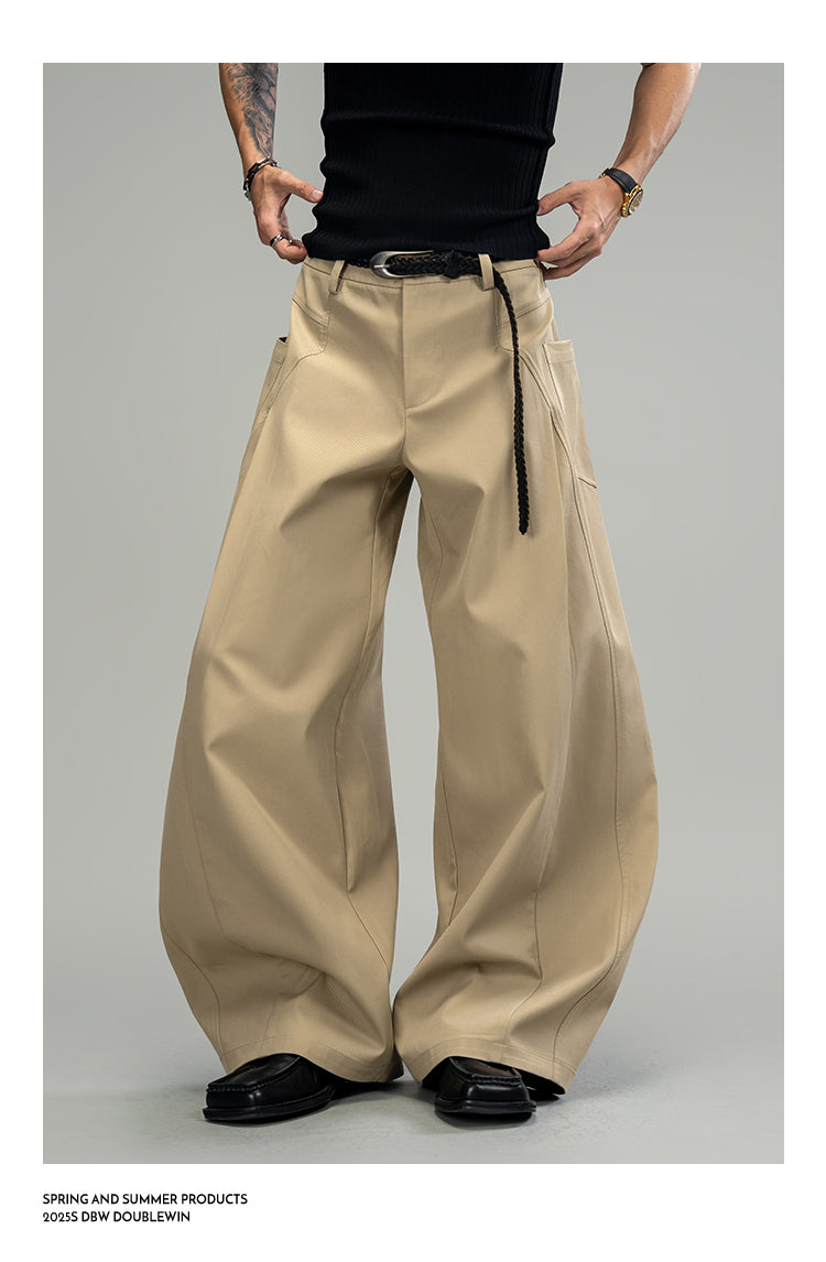 Deconstructed Casual Pants