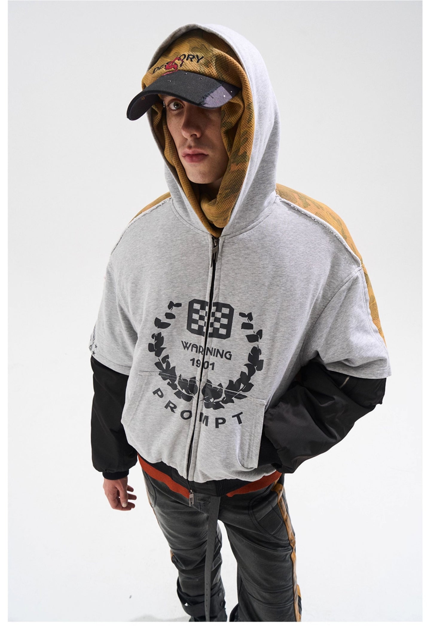 Faux Two-Piece Jacket