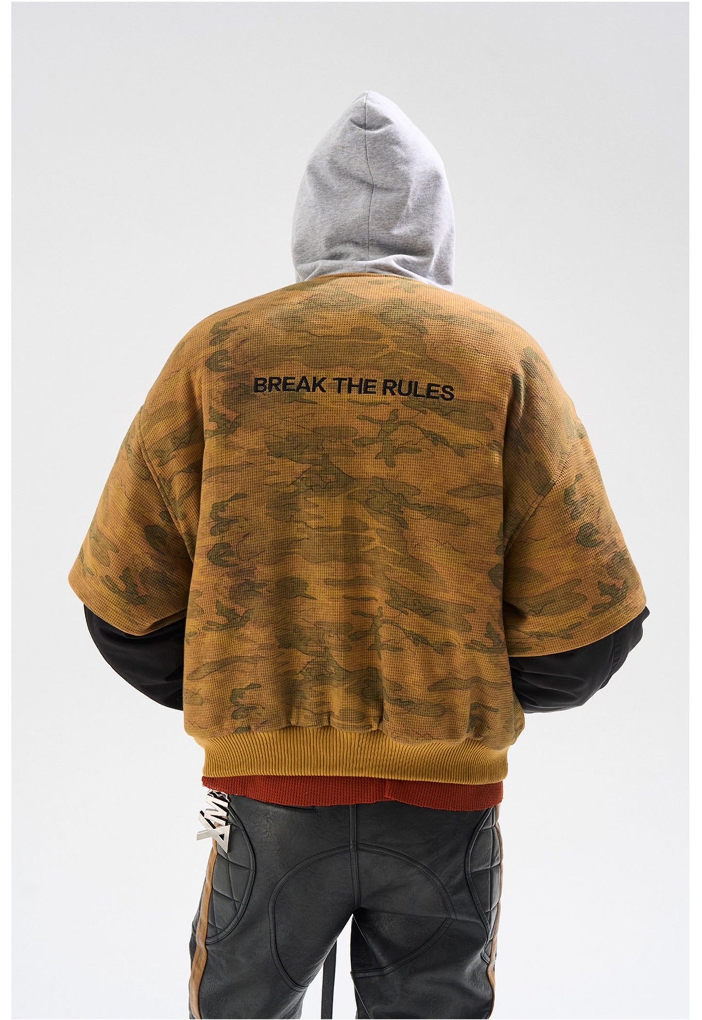 Faux Two-Piece Jacket