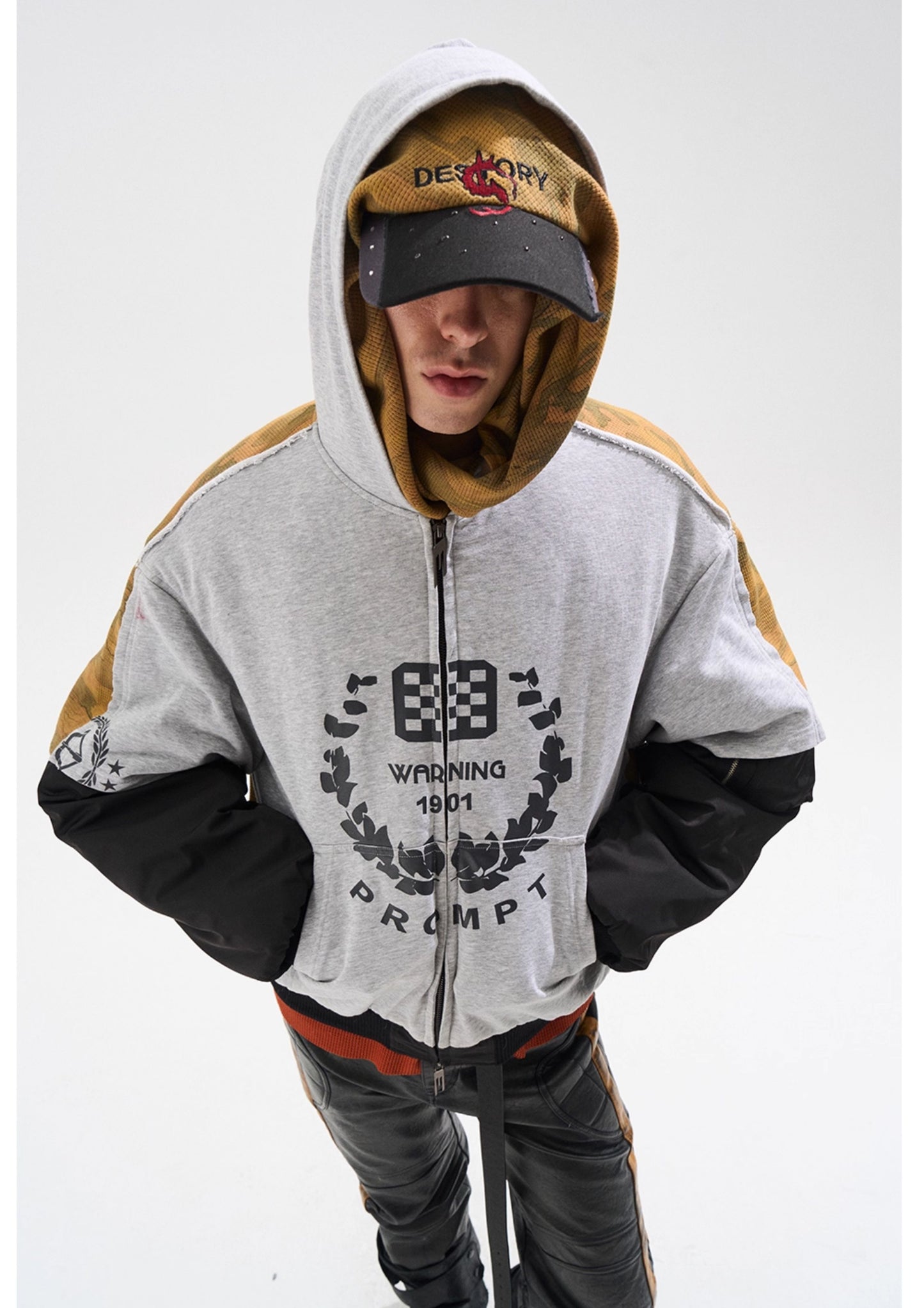 Faux Two-Piece Jacket