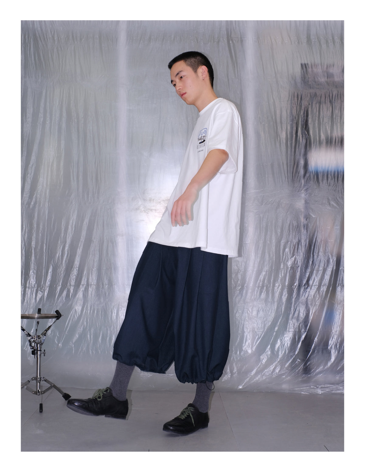Drawstring Cropped Pants