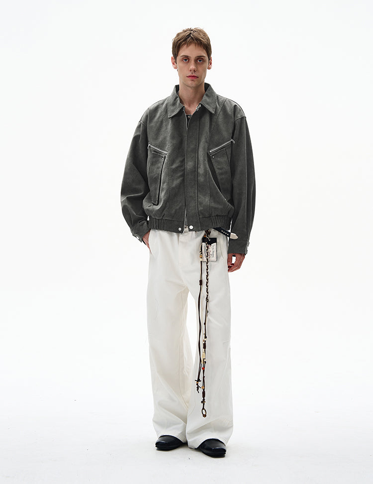 Retro Suede Work Jacket