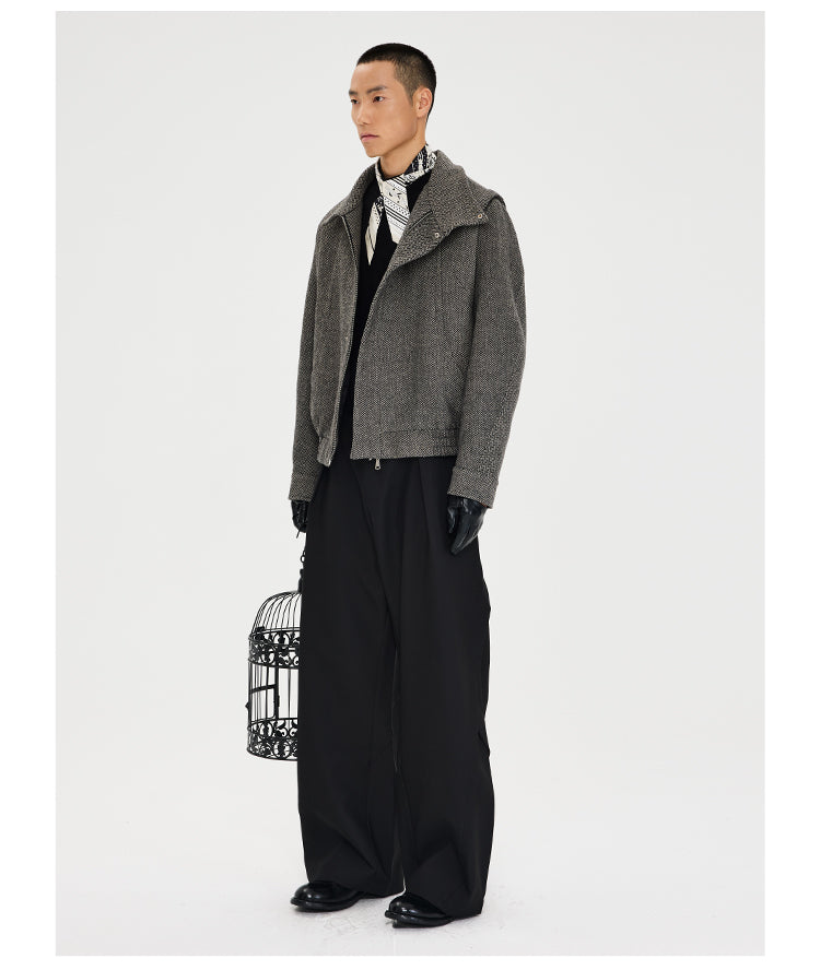 Herringbone Wool Jacket