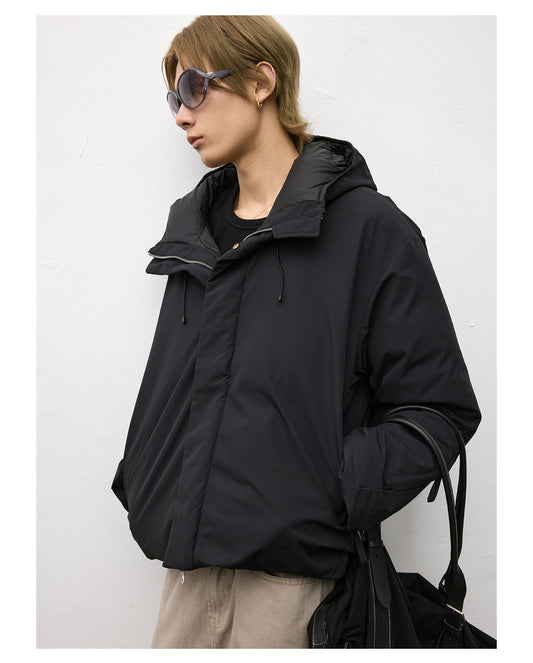 3D Hooded Windproof Insulated Down Jacket