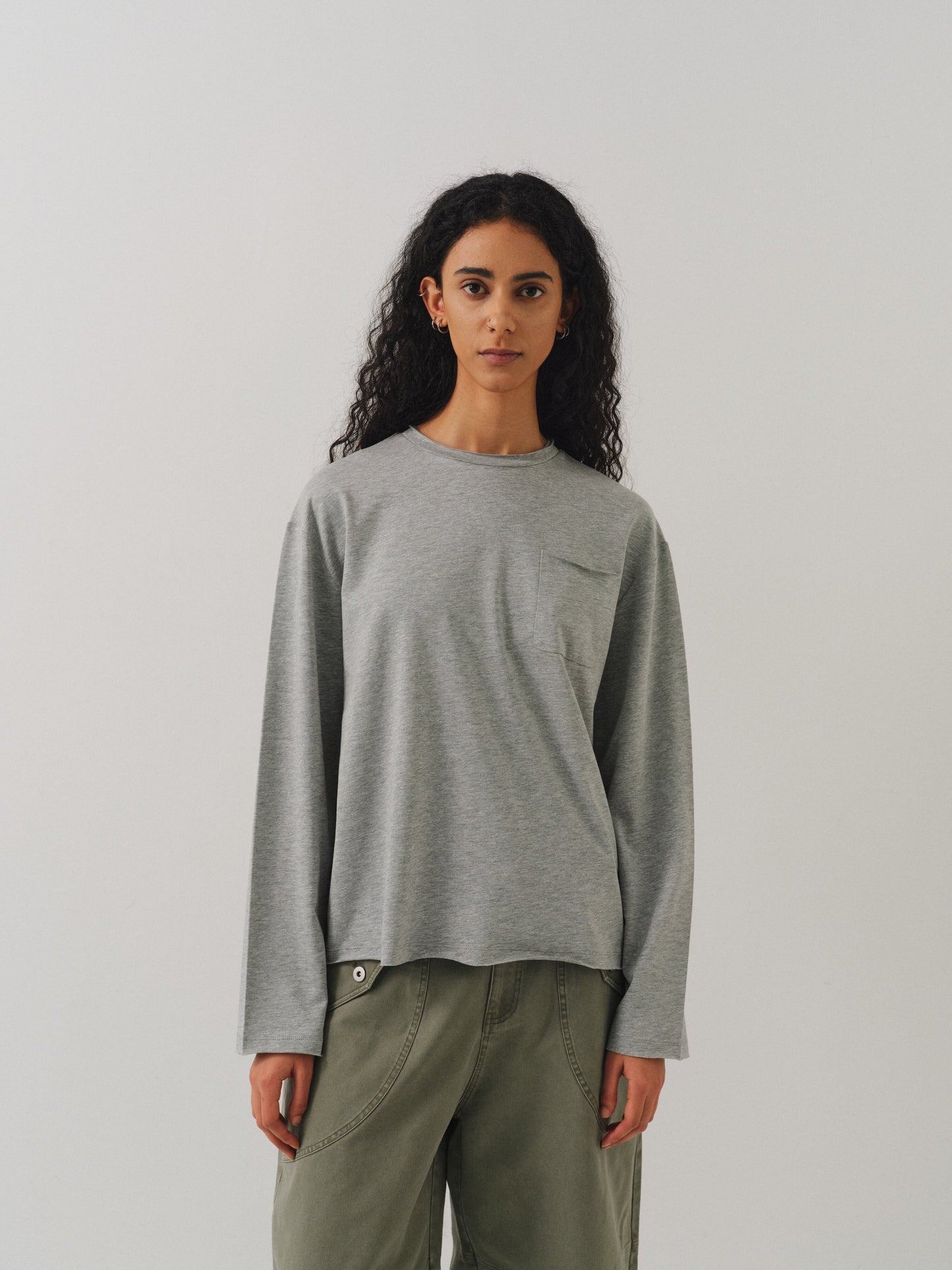 Rolled Hem All-Purpose T-Shirt