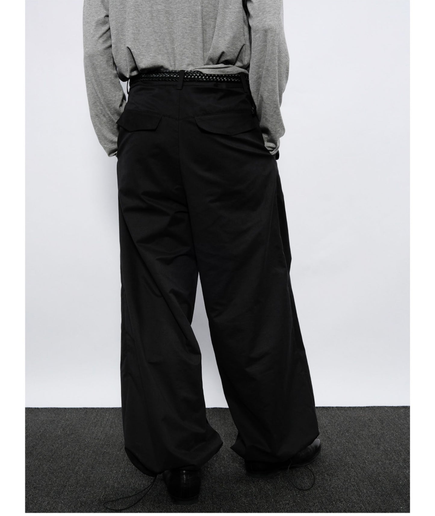 Side Button Casual Pants