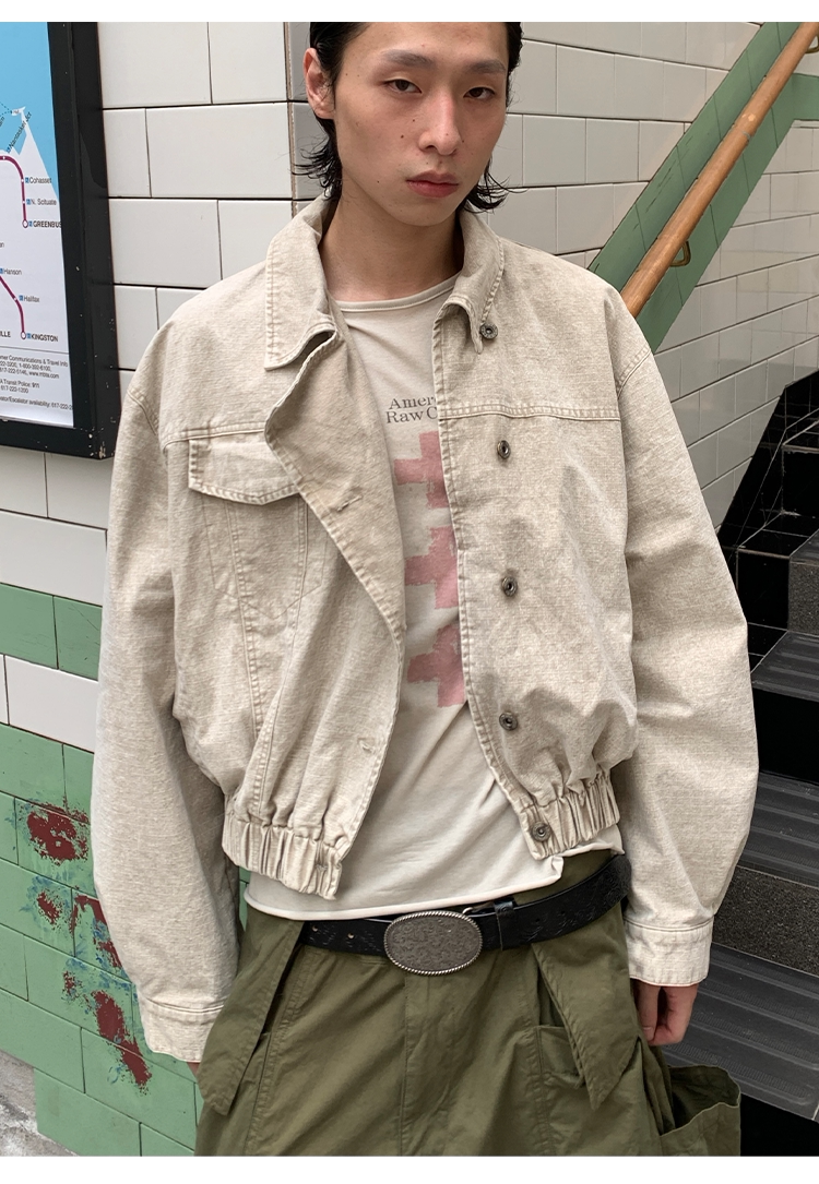 Tank-top-style messenger jacket