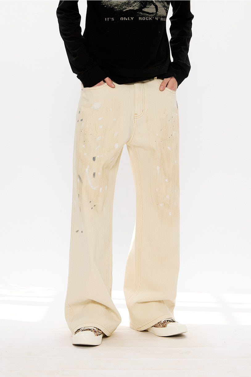 Loose-Fit Straight-Leg Jeans