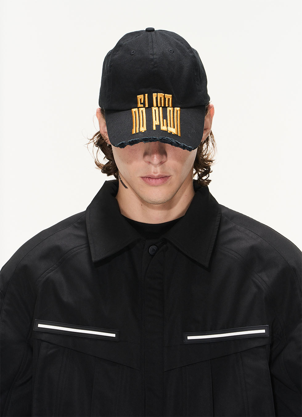 Destroy Washcap Washed Destroy Adjustable Velcro Cap – ULTIMUS