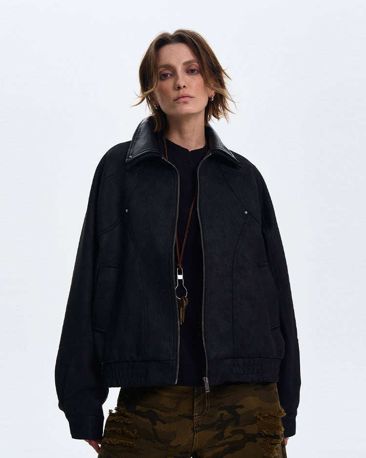 Barn Style Suede Jacket