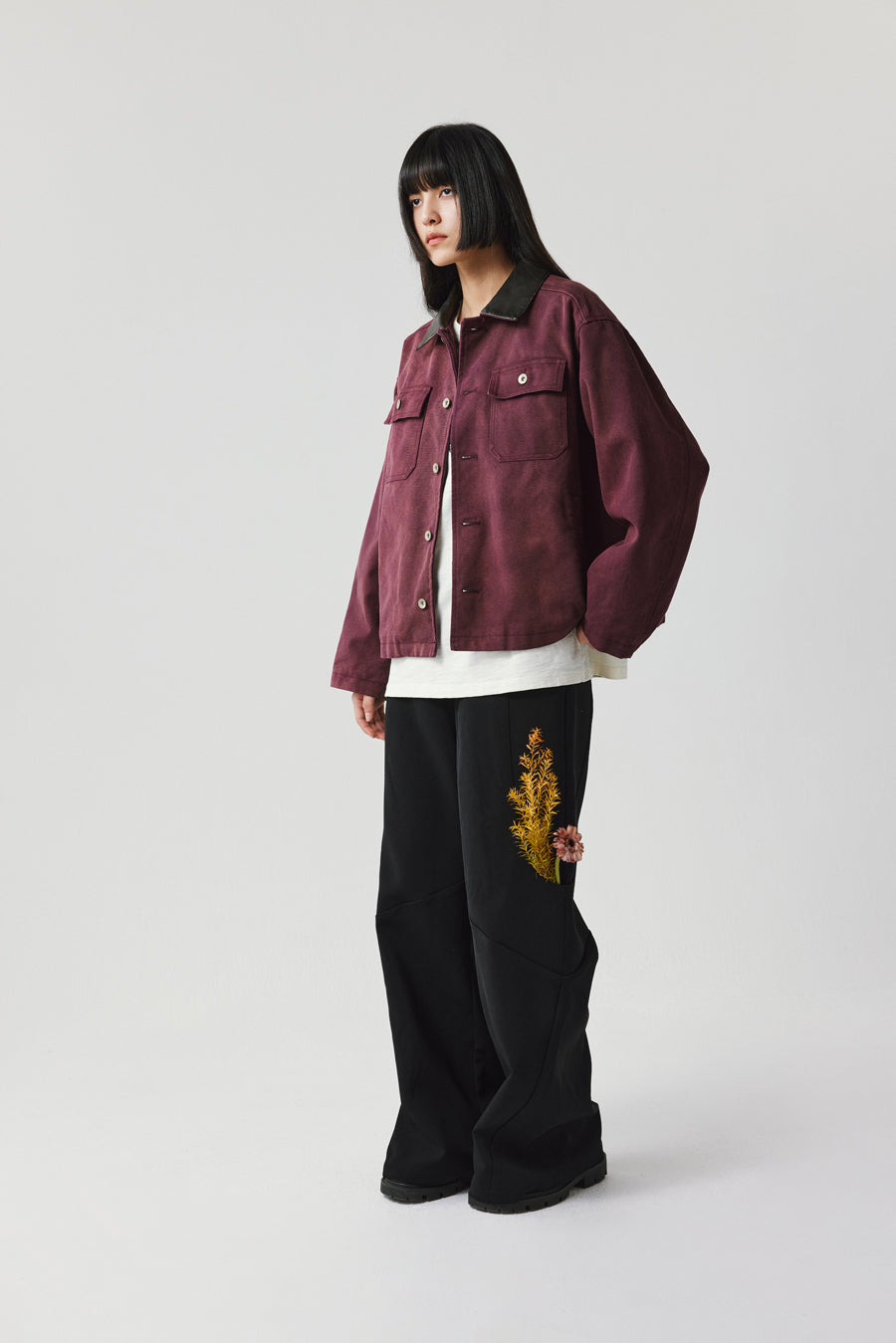 Short A-line jacket