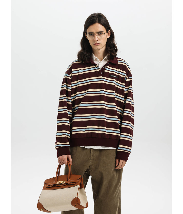 Retro College Polo Shirt