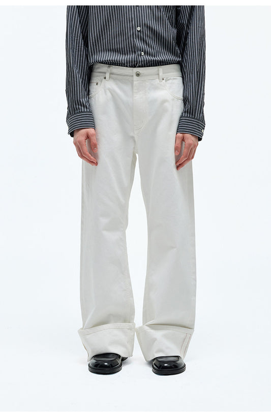 High-Twist Narrow-Width Jeans