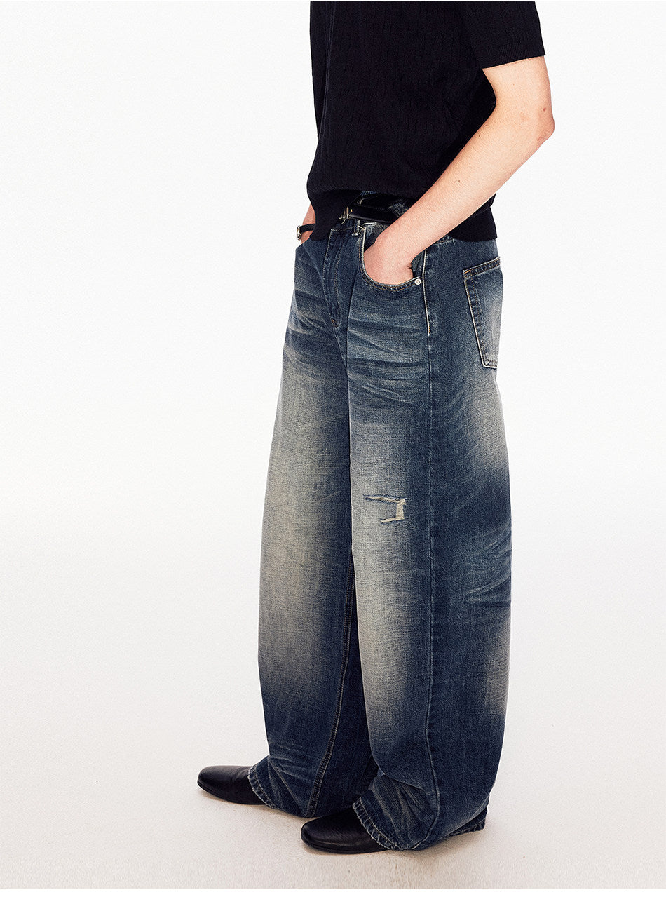 High Street Distressed Jeans