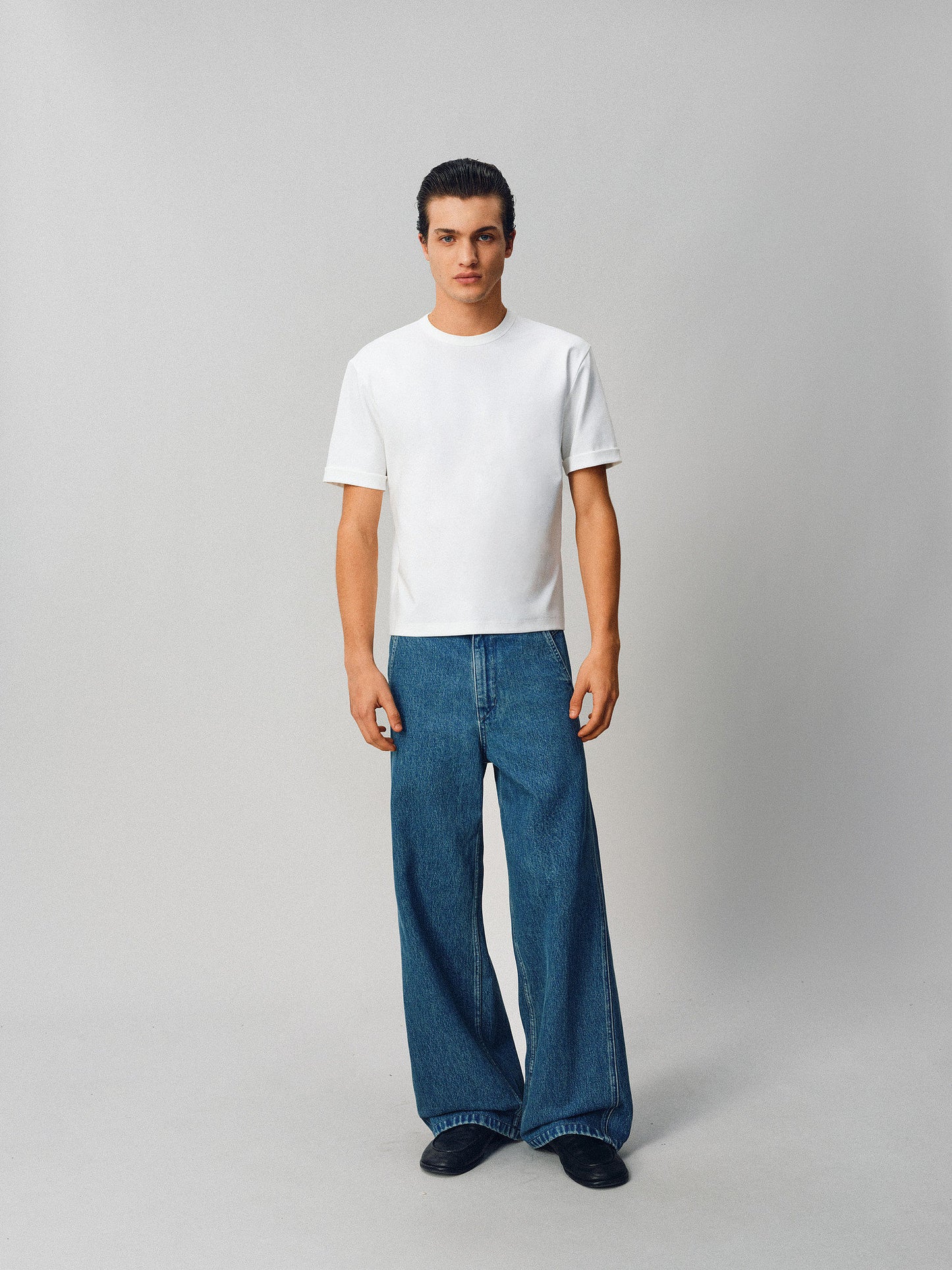 Deconstructed Retro Denim Pants